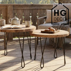 Noga do stolika kawowego DX40 czarny HGDECO