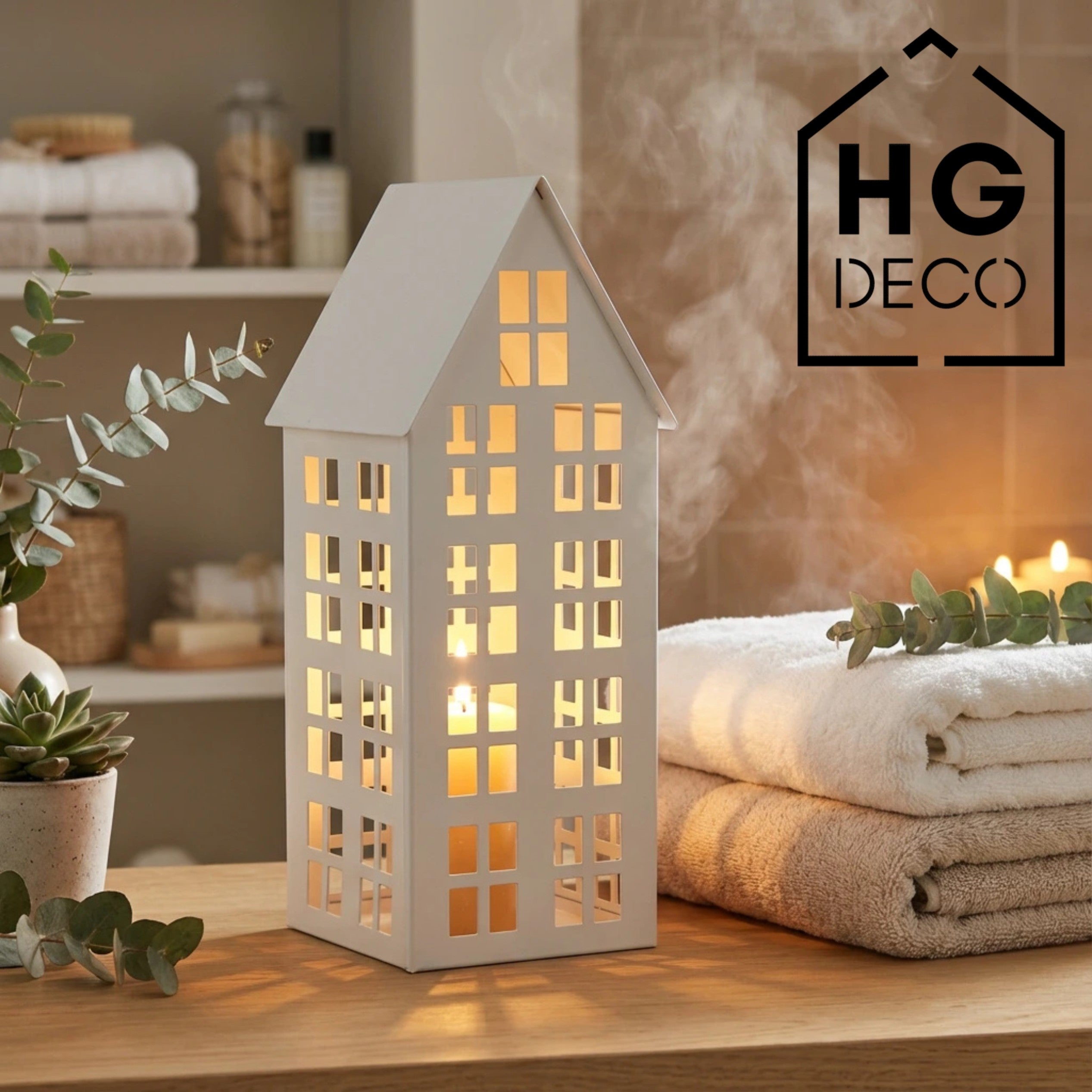 LUMI M White House Lantern HGDECO