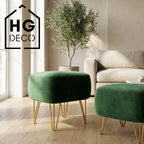 Noga meblowa do szafki pufy TL20 złoty HGDECO (WW)