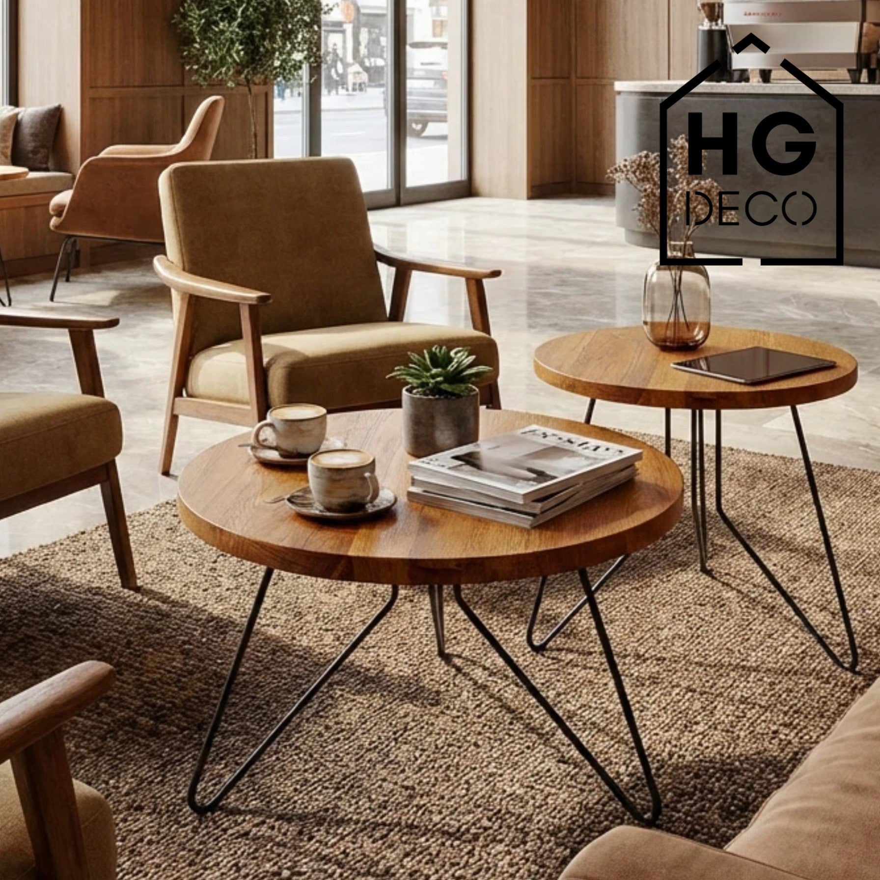 Noga meblowa do stolika kawowego FIN 40 czarny HGDECO