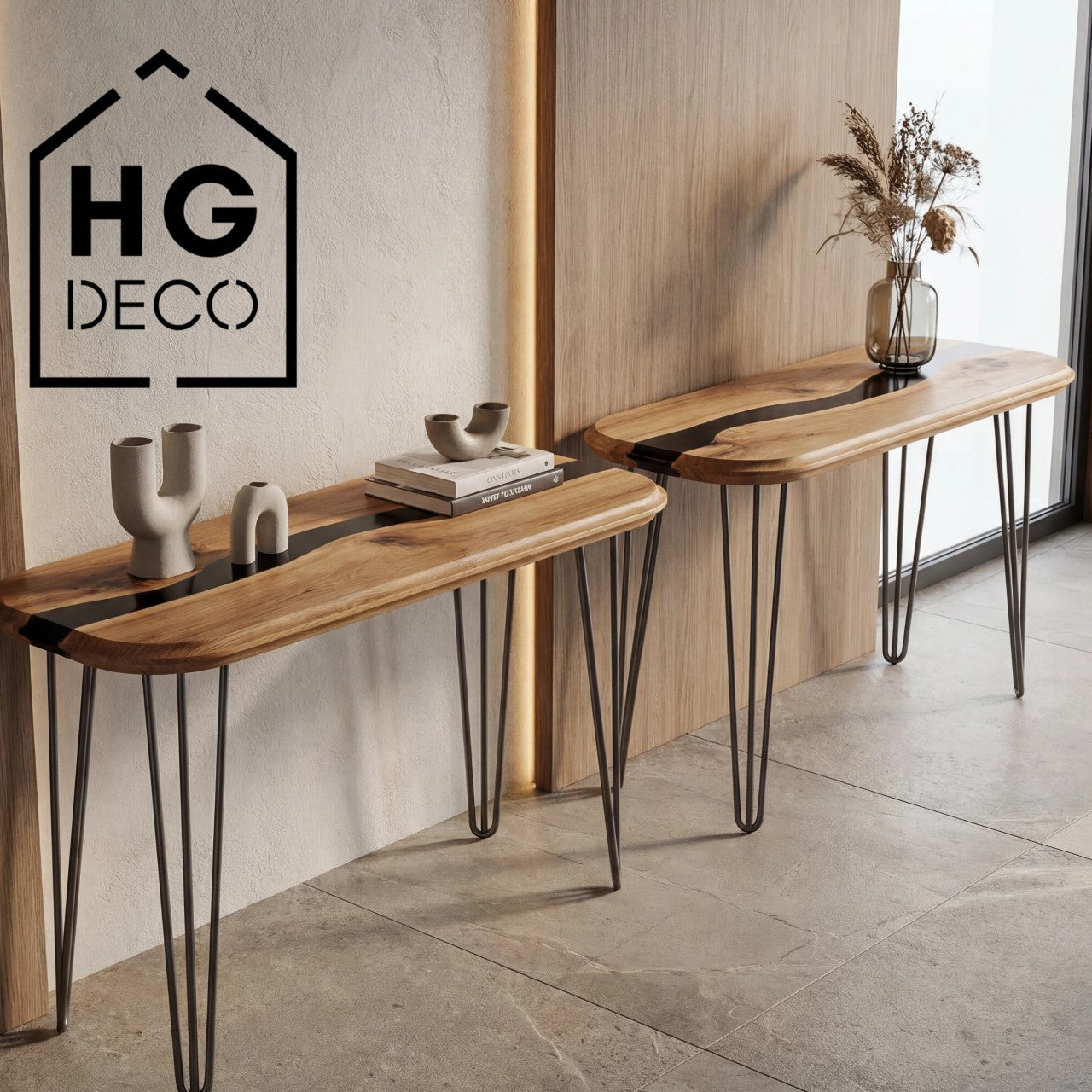 Noga meblowa do stołu biurka konsoli TL70 czarny HGDECO