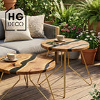 Noga meblowa do stolika kawowego FIN 50 złota HGDECO