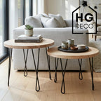 Noga do stolika kawowego ławy DX50 czarny HGDECO