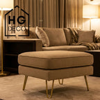 Leg for cabinet dresser ottoman DP25 gold HGDECO