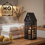 LUMI M black house lantern HGDECO