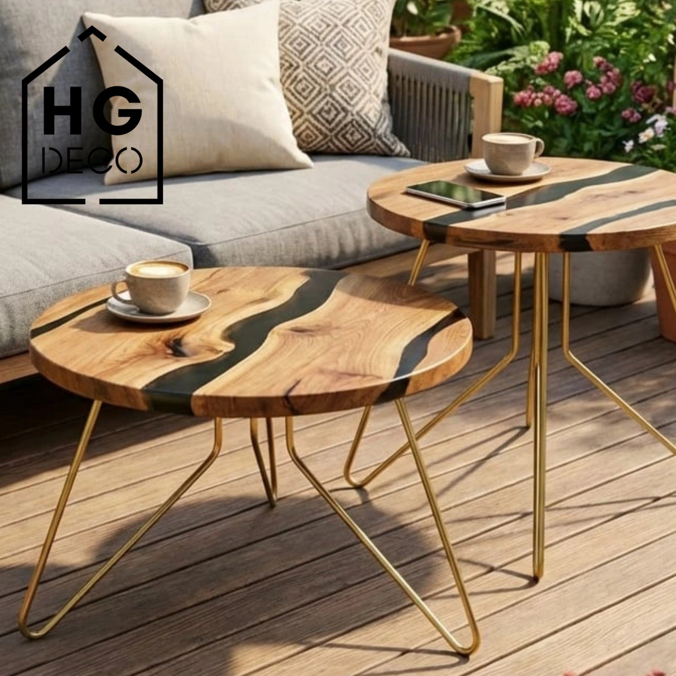 Noga meblowa do stolika kawowego FIN 40 złota HGDECO