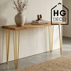 Noga meblowa do stołu biurka konsoli TL70 złoty HGDECO