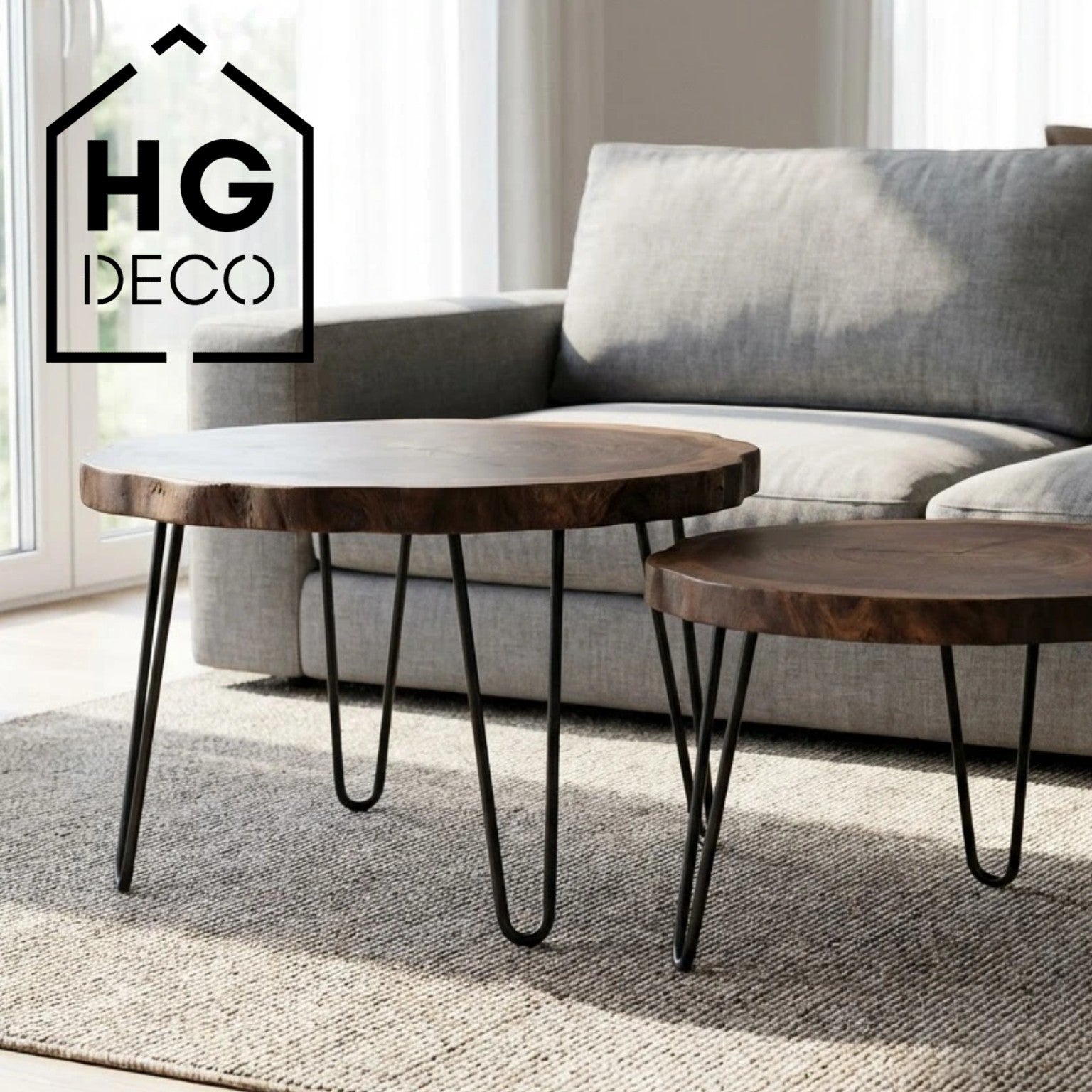 Noga do stolika kawowego ławy DP50 czarny HGDECO