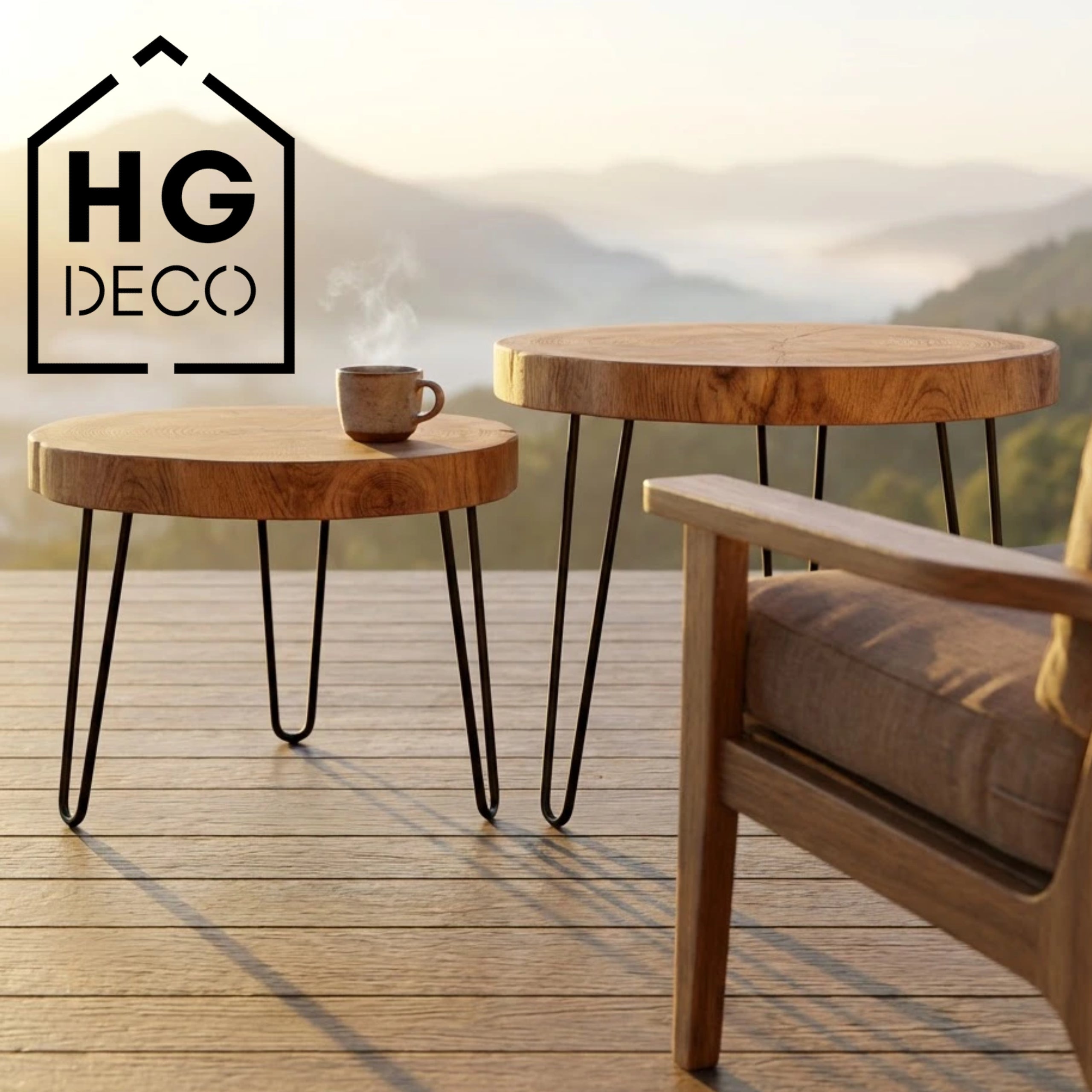 Noga do stolika kawowego DP40 czarny HGDECO