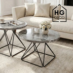 Stelaż do stolika kawowego DIAMOND 40 czarny HGDECO