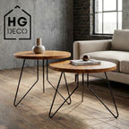 Set of furniture legs for coffee table FIN 40 cm black HGDECO