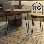 Noga do stolika kawowego ławy DP50 czarny HGDECO