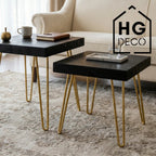 Noga do stolika kawowego DP40 złoty HGDECO