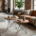 STAR coffee table frame 40 cm black HGDECO