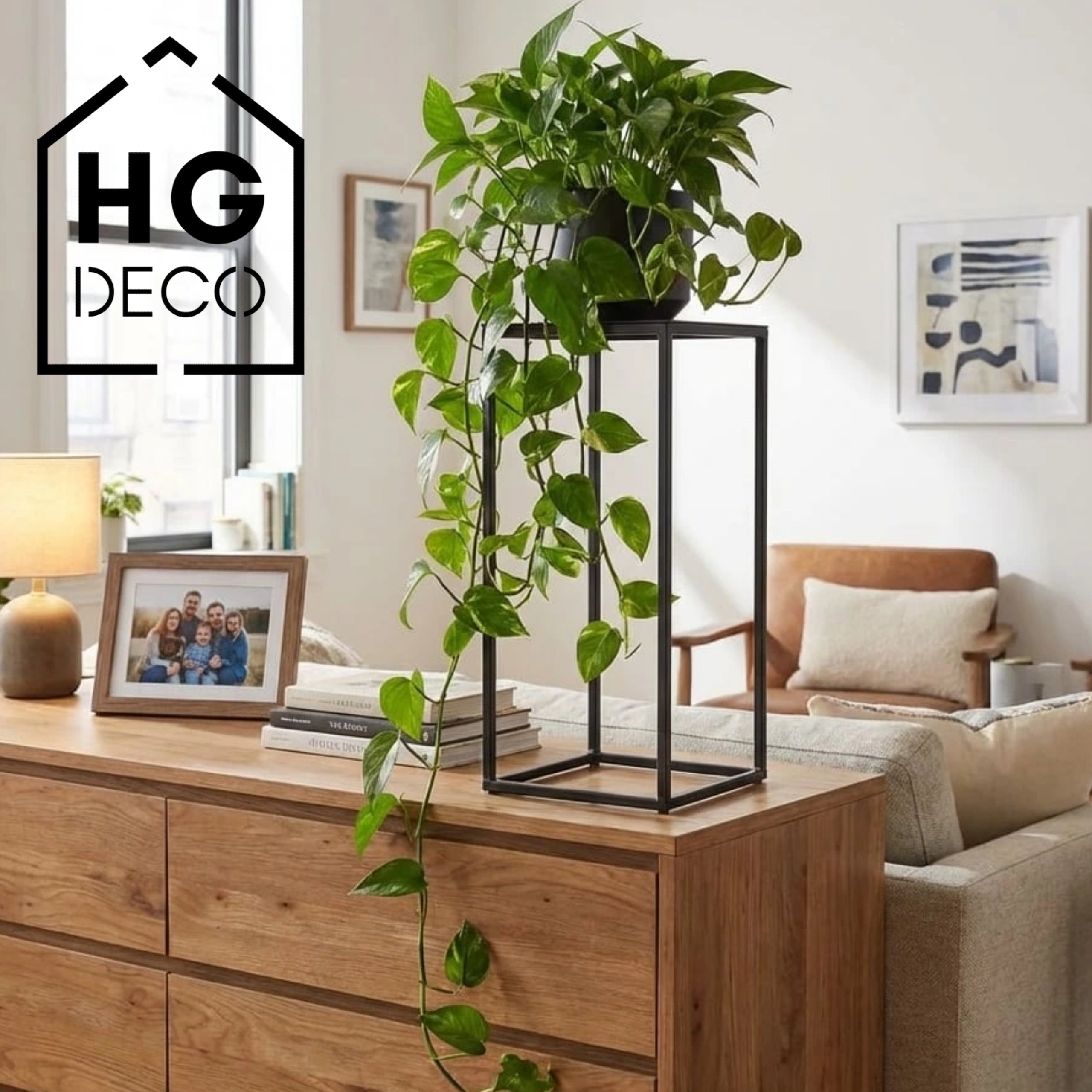 Kwietnik Stojak na kwiaty PREMIUM 45 czarny HGDECO