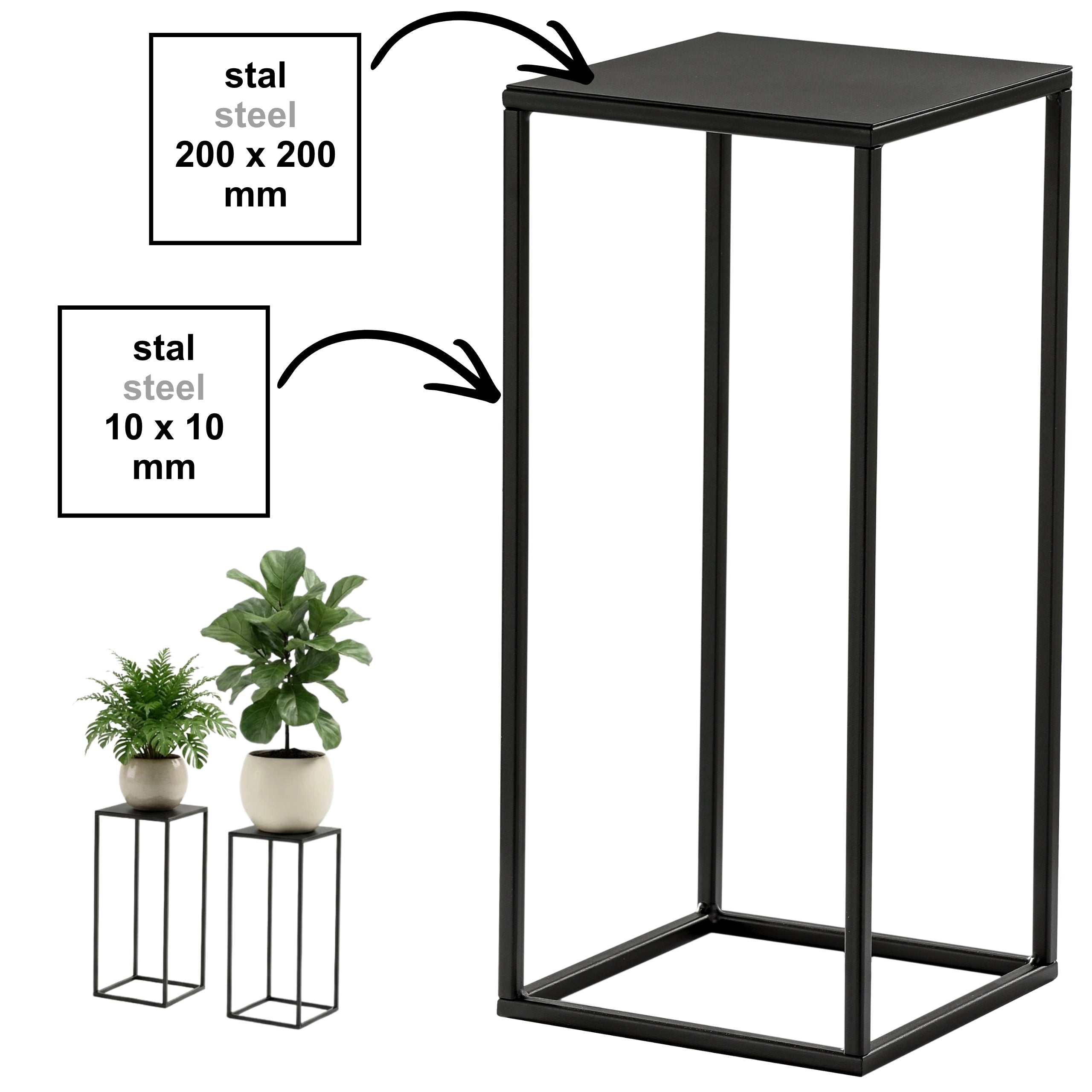 HGDECO  Stojak PREMIUM 45 czarny