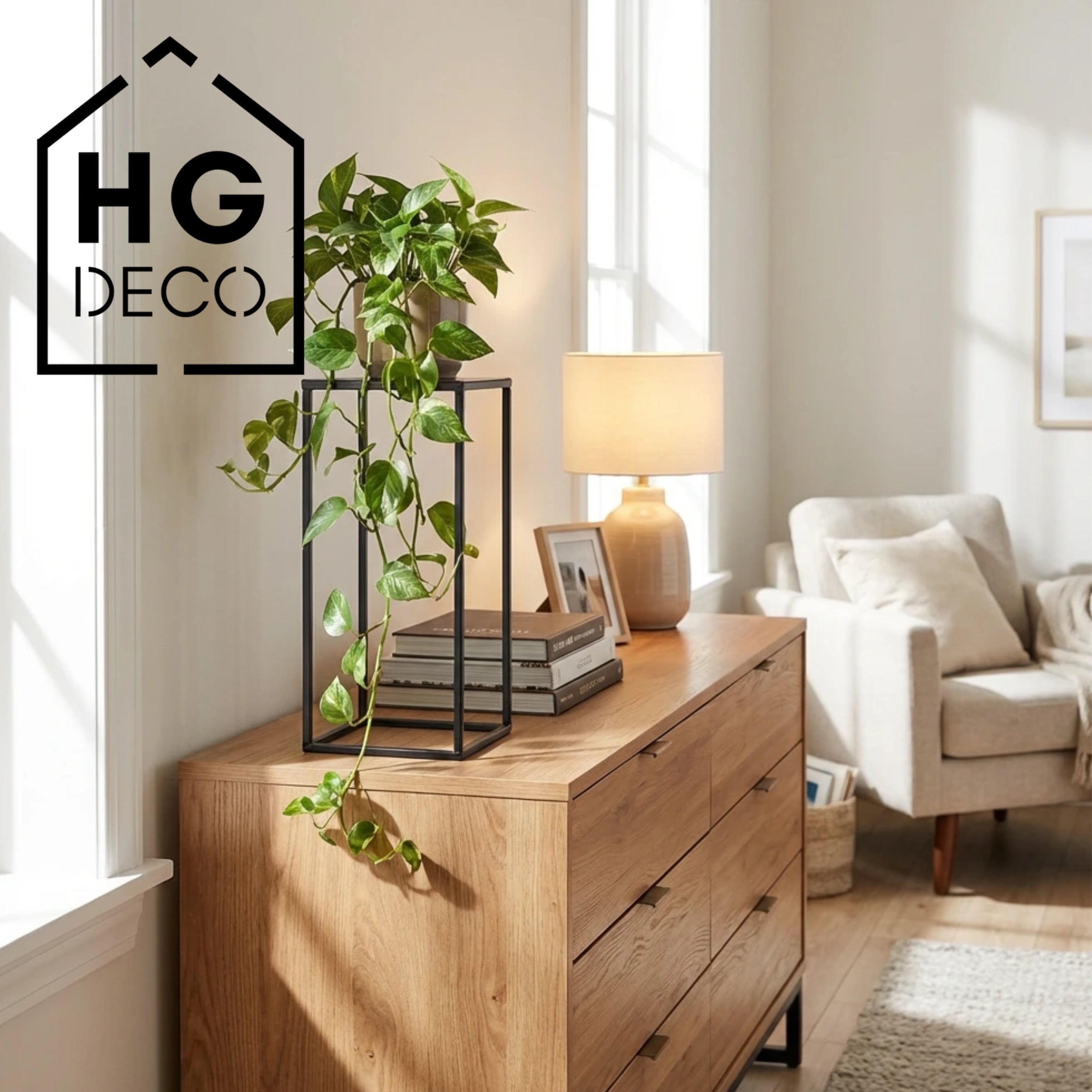 Kwietnik Stojak na kwiaty PREMIUM 45 czarny HGDECO