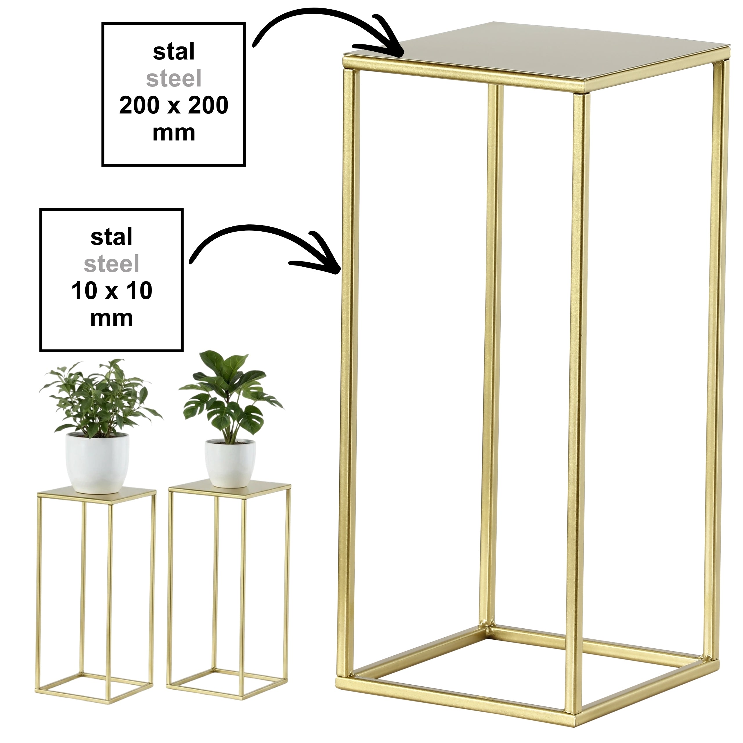 HGDECO  Stojak PREMIUM 45 złoty