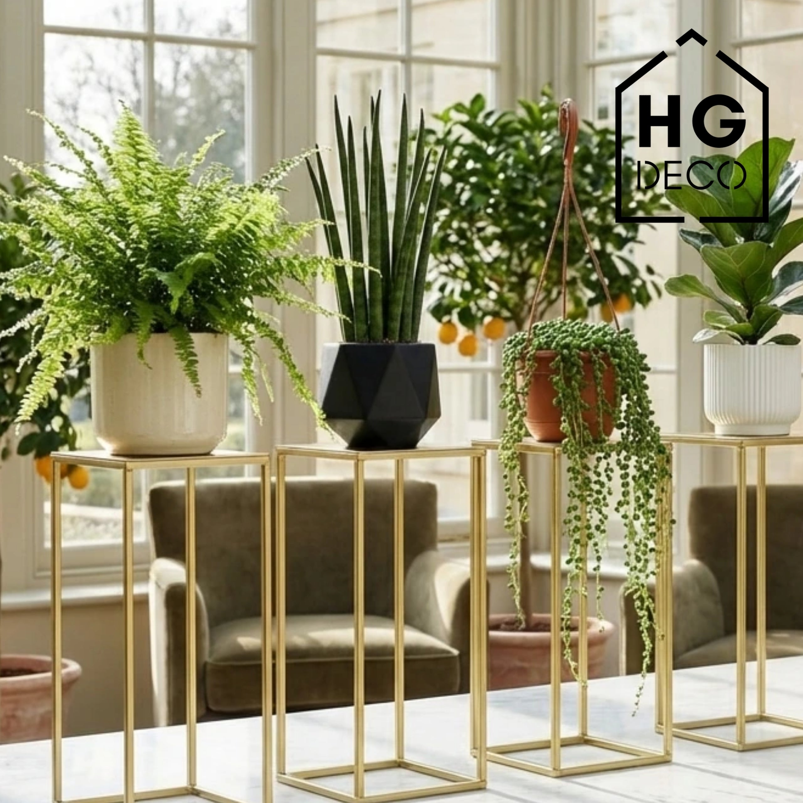 HGDECO  Stojak PREMIUM 45 złoty