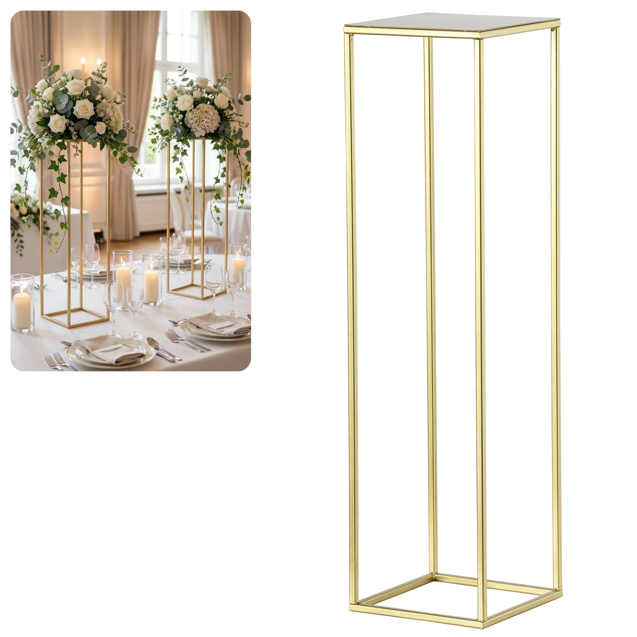 Flower Stand Flower Pot Holder PREMIUM 75 gold HGDECO