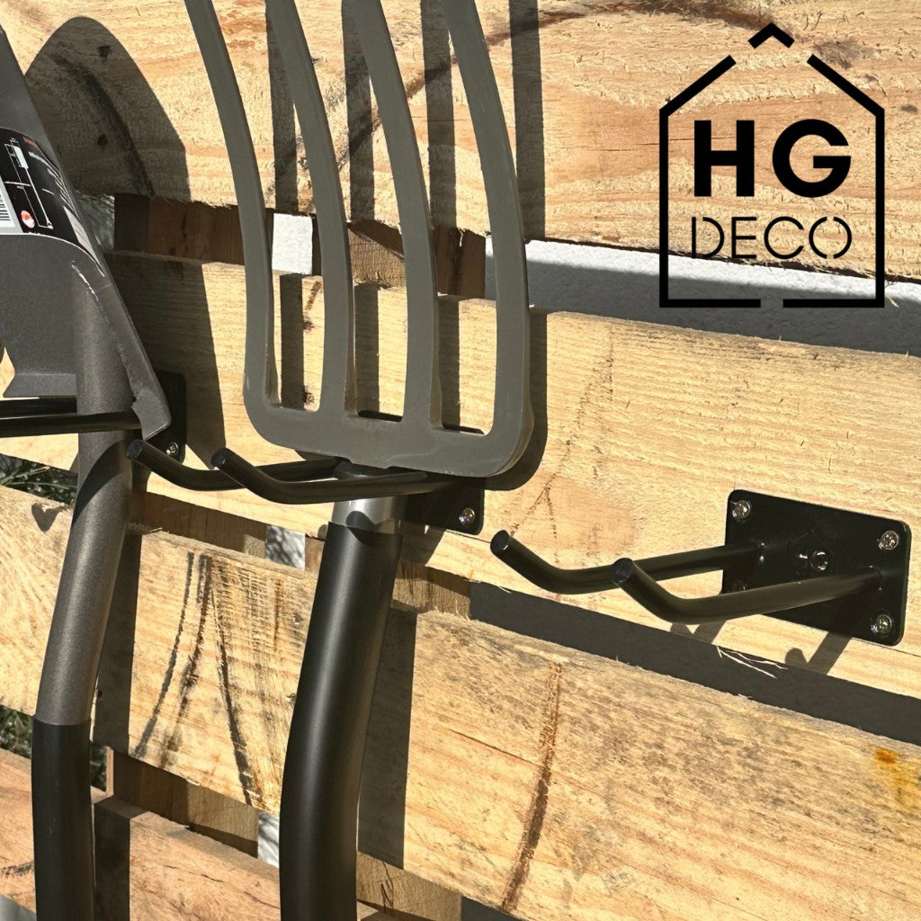 Metalowy uchwyt ścienny ORDO HK15 na narzędzia sprzęt sportowy 15 cm HGDECO