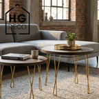 Noga do stolika kawowego ławy DX50 złoty HGDECO