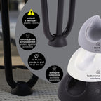 Noga meblowa do komody fotela TL15 czarny HGDECO