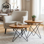 STAR coffee table frame 40 cm black HGDECO