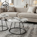 RING 40 cm black coffee table frame HGDECO