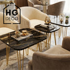 Noga do stolika kawowego ławy TL50 złoty HGDECO