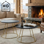 RING 40 cm gold coffee table frame HGDECO