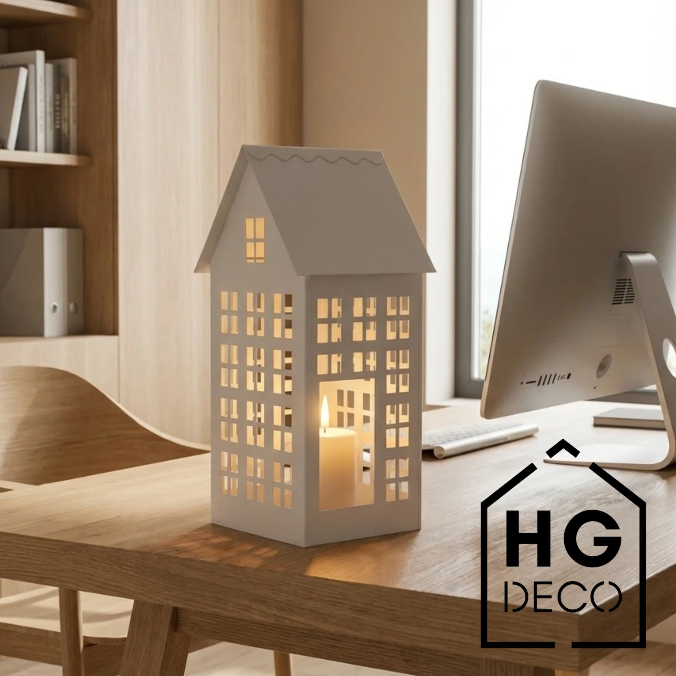LUMI XL House Lantern white HGDECO