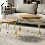 Noga do stolika kawowego ławy DP50 złoty HGDECO