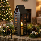 LUMI L black house lantern HGDECO