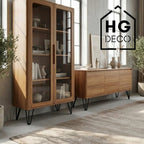 Noga meblowa do szafki pufy TL25 czarny HGDECO