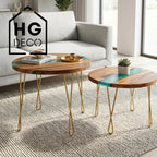 Noga do stolika kawowego DX40 złoty HGDECO