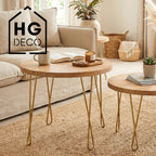 Noga do stolika kawowego ławy DX50 złoty HGDECO