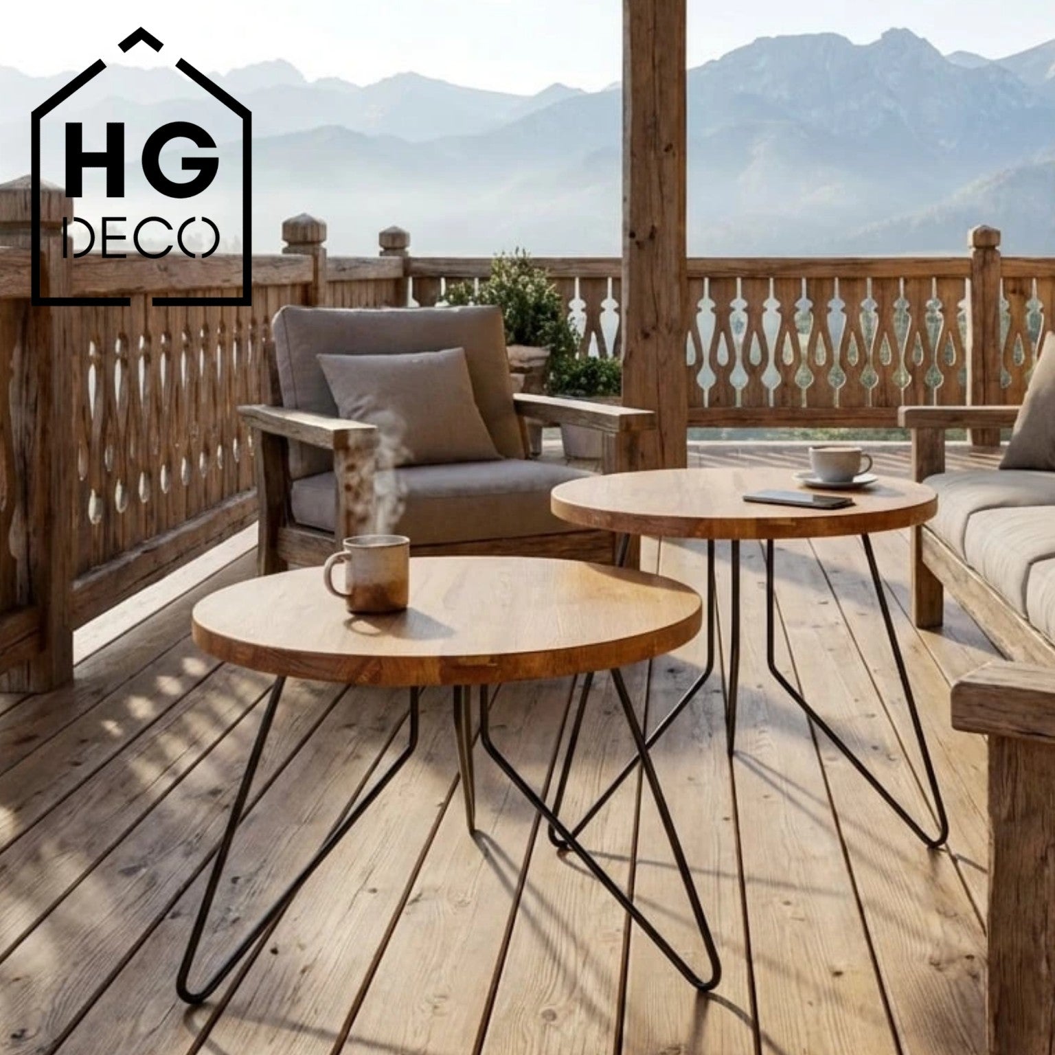 Noga meblowa do stolika kawowego FIN 40 czarny HGDECO