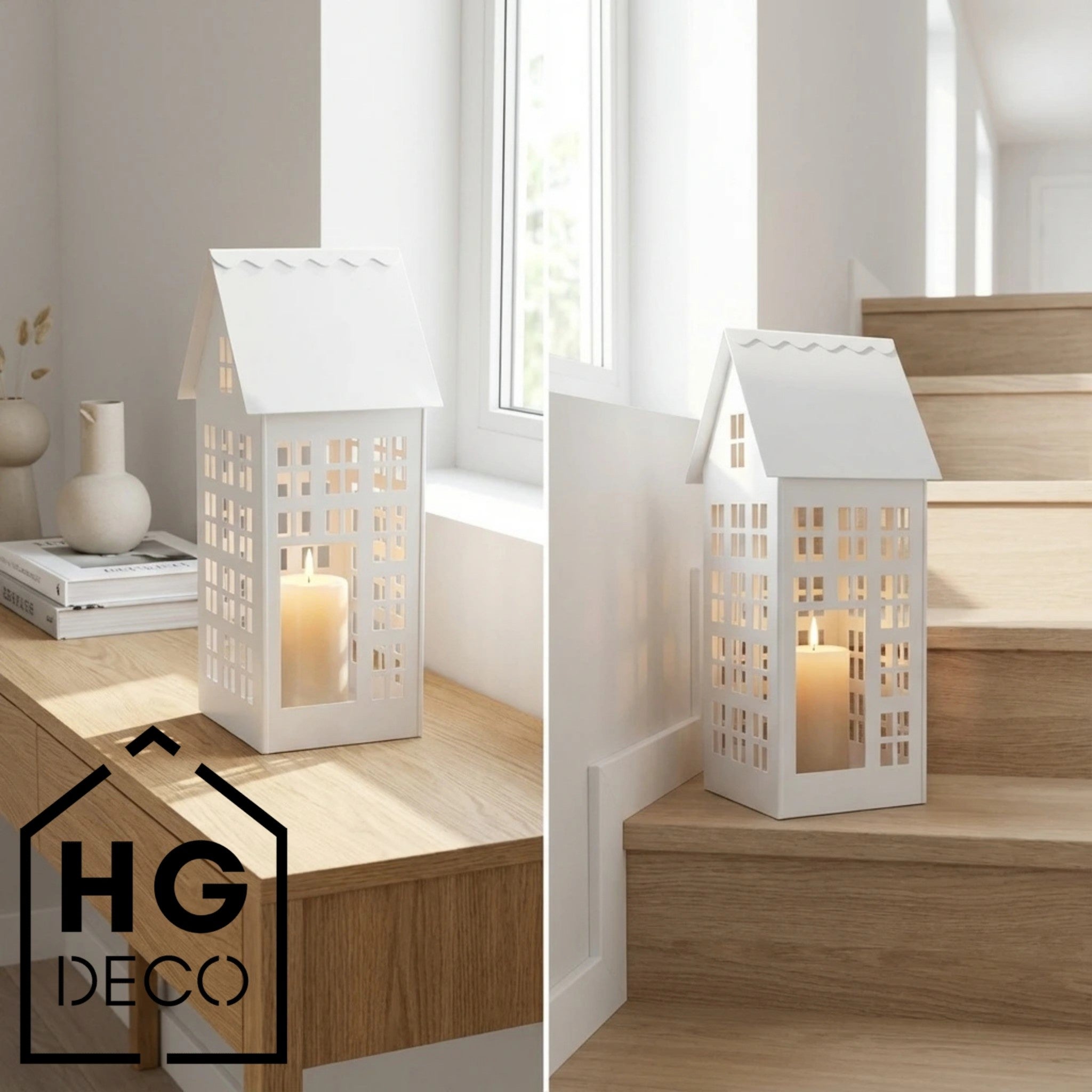 LUMI XL House Lantern white HGDECO
