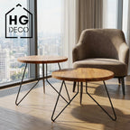 Set of furniture legs for coffee table FIN 40 cm black HGDECO