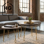 Noga do stolika kawowego DX40 złoty HGDECO