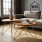 Noga meblowa do stolika kawowego FIN 40 złota HGDECO