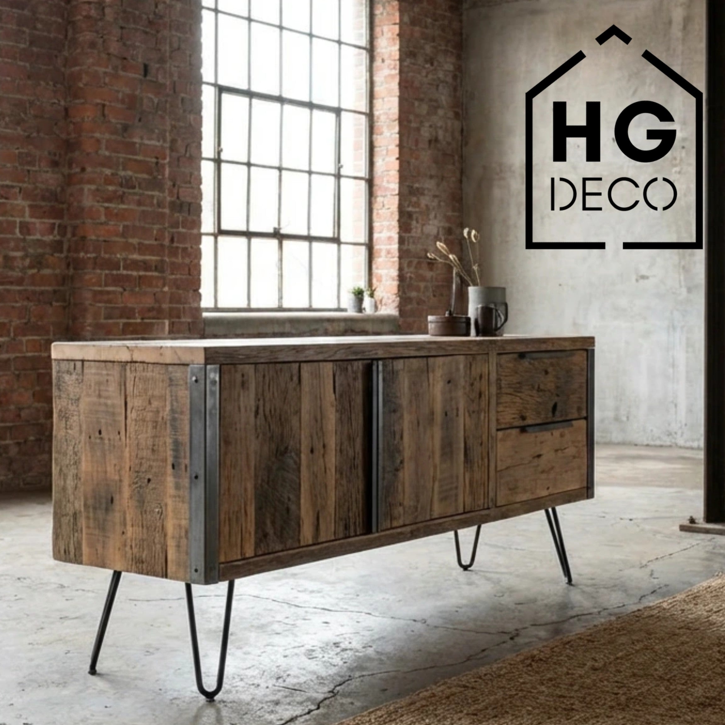 Noga do szafki komody pufy DP25 czarny HGDECO