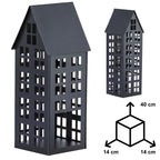 LUMI M black house lantern HGDECO
