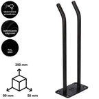 Metalowy uchwyt ścienny ORDO HK25 na narzędzia sprzęt sportowy 25 cm HGDECO