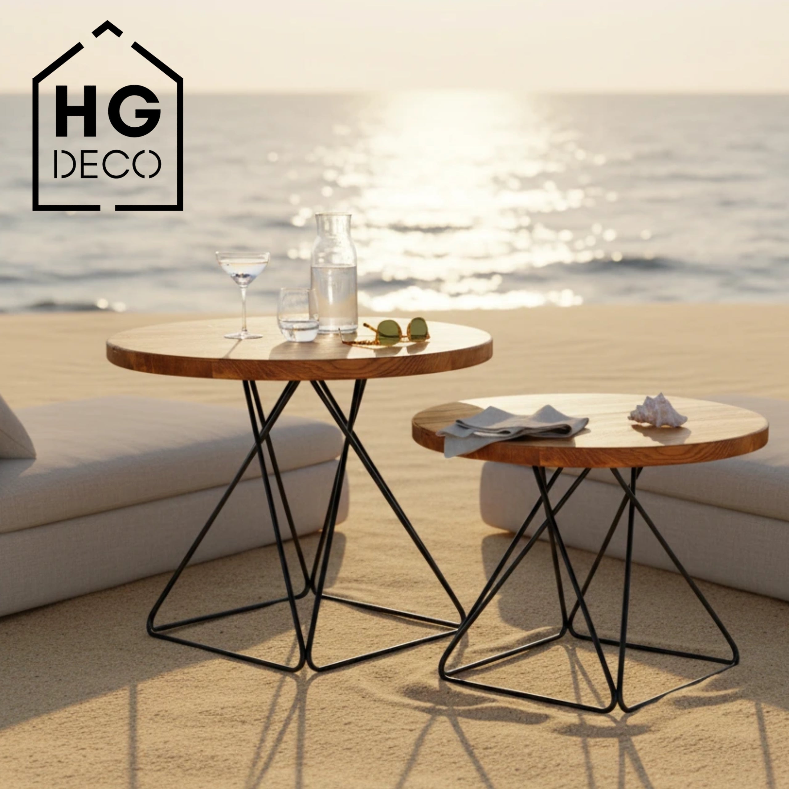 Stelaż do stolika kawowego DIAMOND 50 czarny HGDECO