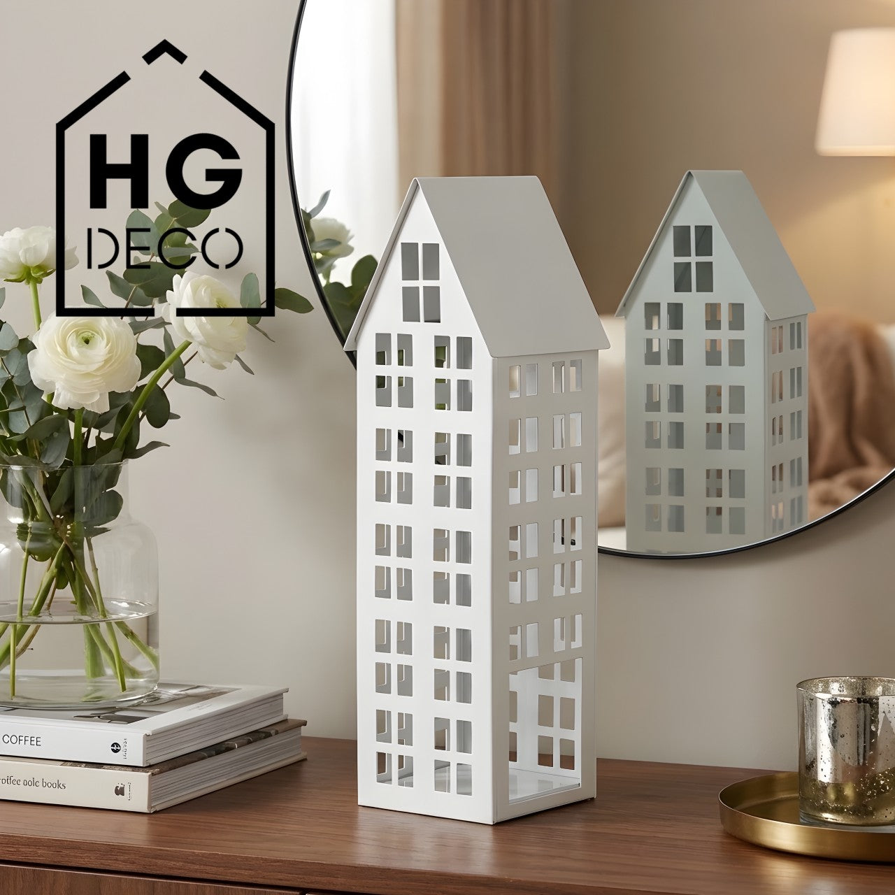 LUMI L black house lantern HGDECO