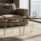 Noga do stolika kawowego DP40 złoty HGDECO