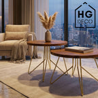 Noga meblowa do stolika kawowego FIN 50 złota HGDECO