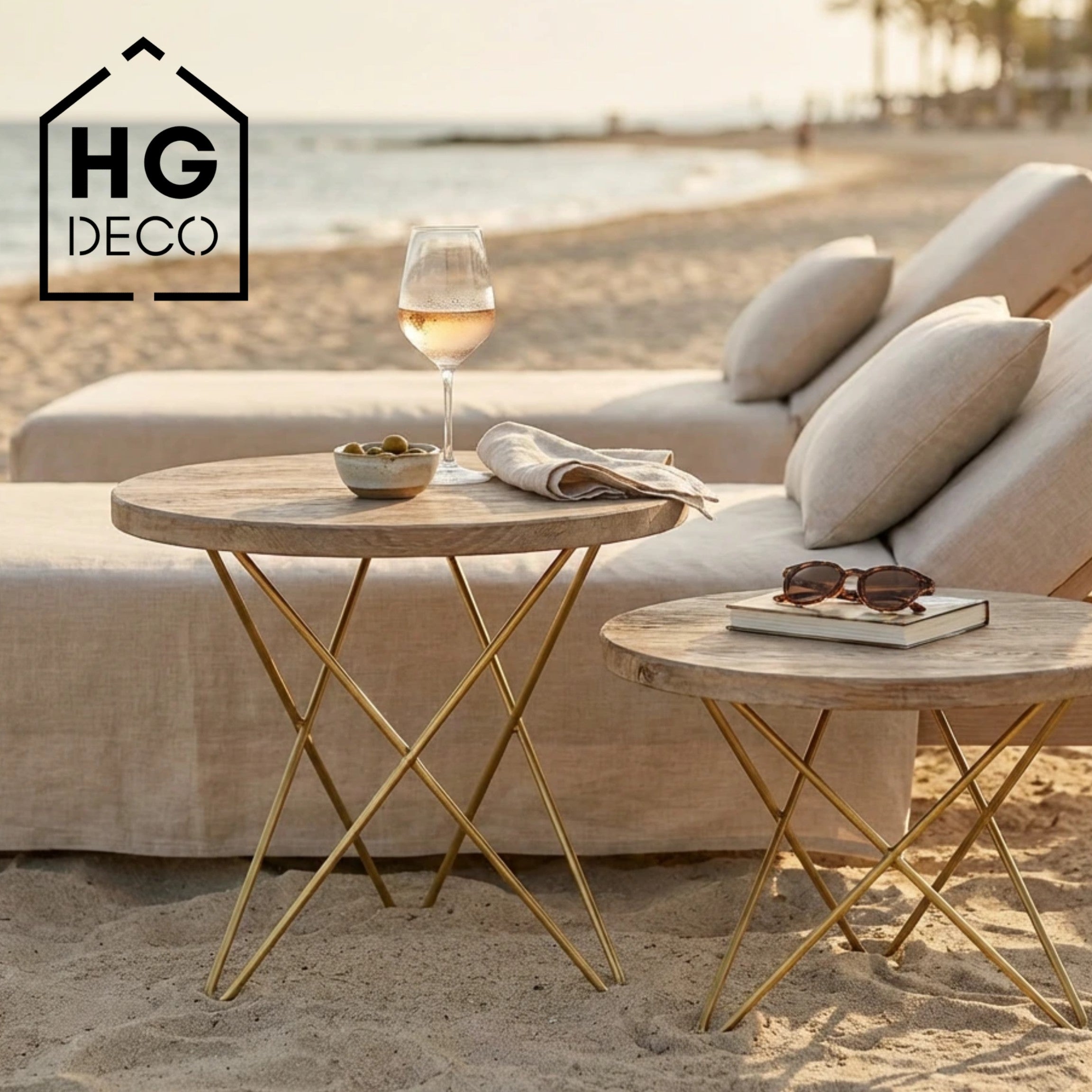 STAR 50 cm gold coffee table base HGDECO